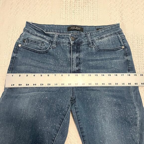 Judy Blue Los Angeles 11 30 relaxed fit speckled stretch jean J1 2582 - Picture 6 of 13